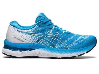 Asics Dam Löparskor GEL-NIMBUS 23 Blå/Vita